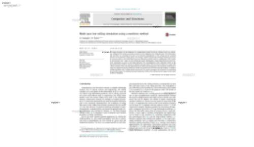 Multi-pass hot-rolling simulation using a meshless method